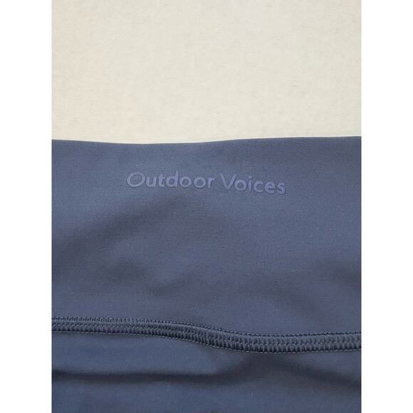 Outdoor Voices Women’s Super Form Legging Navy Blue Size Small Side Pockets - Picture 8 of 8